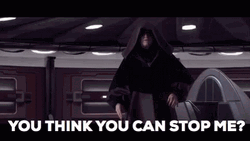 Palpatine Do It You'll Not Stop Me GIF