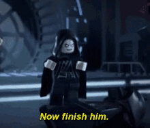Palpatine Lego Now Finish Him GIF