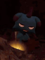 Palworld Blue Depresso Wicked Gaze GIF