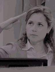 Pam Beesly Salute