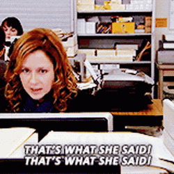 Pam Beesly That's What She Said GIF