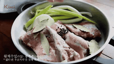 Pan Filled With Meat And Vegetables With Kimi GIF