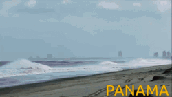 Panama Beach Waves GIF