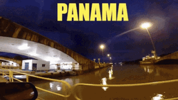 Panama Canal Under The Bridge