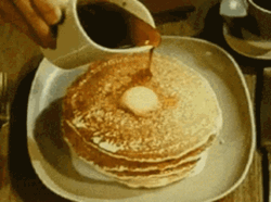 Pancakes Syrup And Butter GIF