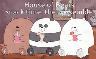 Panda And Polar Bear Hugging GIF