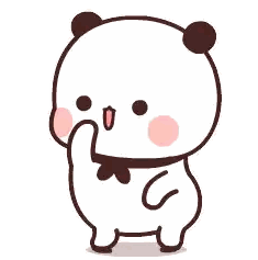 Panda Bear With Bow Tie Next To Music Note Sticker