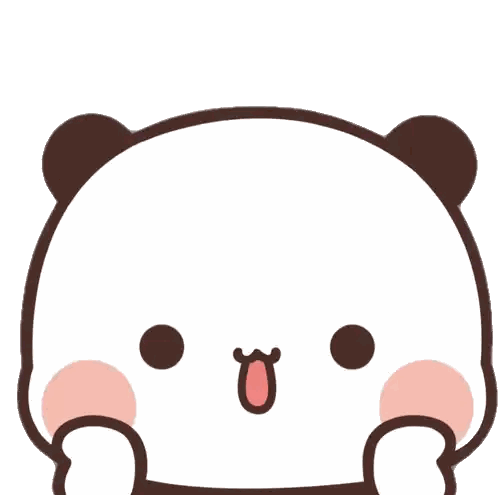 Panda Bear With Tongue Out Sticker