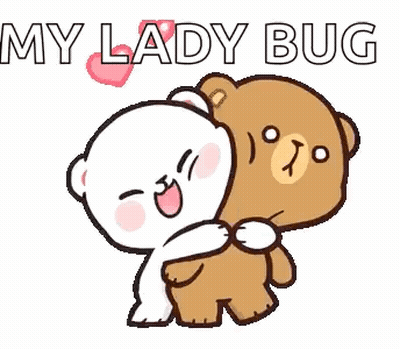 Panda Bears In Front Of National Anime Day Sign GIF