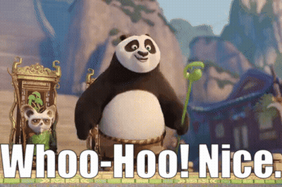 Panda Bears With Whoo-Hoo Nice GIF