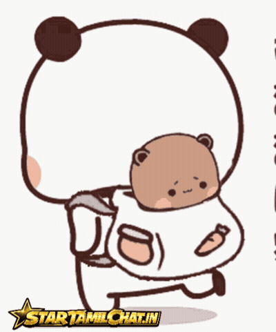 Panda Carrying Baby Bear Startamilchat.in GIF