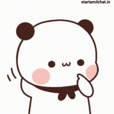 Panda Covering Mouth GIF