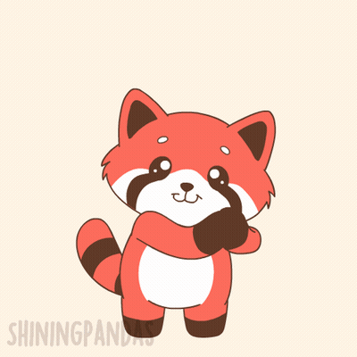 Panda Drawing Saying Hug GIF