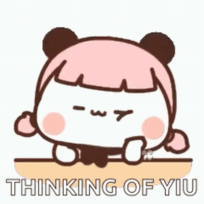 Panda Girl Thinking of You