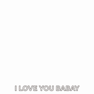 Panda Holding Pink And Yellow Balloons Saying I Love You GIF