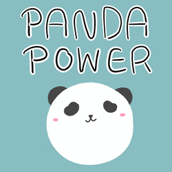 Panda Power Cute Art