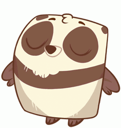 Panda Sigh Of Relief GIF