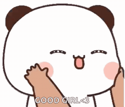 Panda With Hand On Face Good Girl GIF