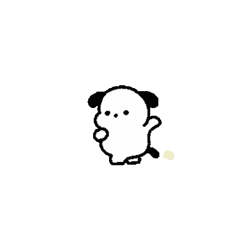 Panda With Headphones Sticker