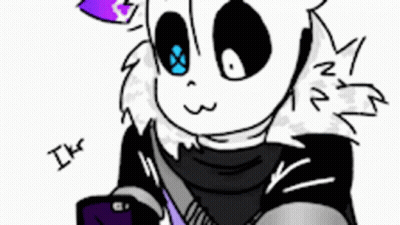 Panda With Purple Ear And Blue Eye GIF