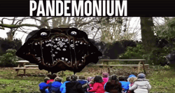 Pandemonium Kid Car Crash GIF