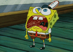 Panic Breathing Spongebob GIF