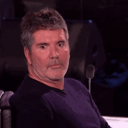 Panic Funny Simon Cowell Britain’s Got Talent GIF