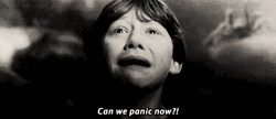 Panic Scared Ron Weasley Harry Potter Movie GIF