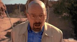 Panic Shocked Walter White Heisenberg Breaking Bad GIF
