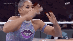Panicking Bianca Belair Breaking Down  GIF