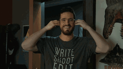 Panicking Guy Ear Scratching  GIF