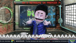 Panicking Kevin Shouting Out  GIF