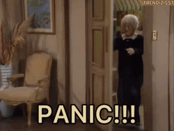 Panicking Sophia Petrillo Running Away  GIF