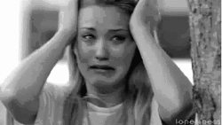 Panicking Woman Breaking Down  GIF