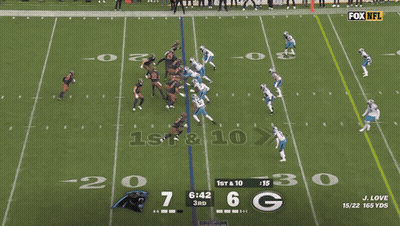 Panthers Vs Green Bay Packers On Fox NFL GIF