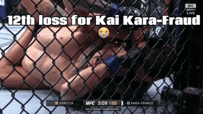 Pantoja Is Out Cold Fighter GIF