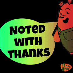 Pants Bear Noted With Thanks GIF