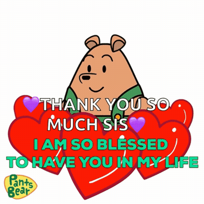 Pants Bear Saying Thank You GIF