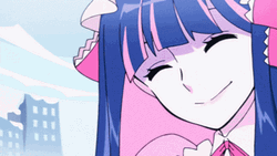 Panty And Stocking Close Eyes GIF