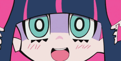 Panty And Stocking In Love GIF