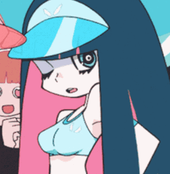 Panty And Stocking One Eye GIF