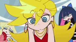 Panty And Stocking Red Nails GIF