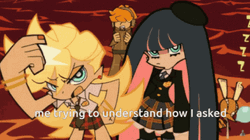 Panty And Stocking Trying Understand GIF