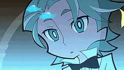 Panty And Stocking WIth Brief Looking Each Other GIF