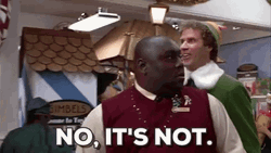 Papa Elf Butting In GIF