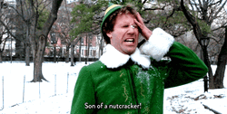 Papa Elf Headache GIF