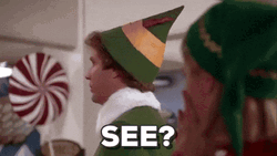 Papa Elf Turning Around GIF