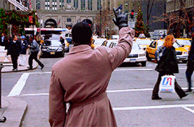 Papa Elf Waving To Stranger GIF