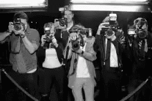 Paparazzi Black And White Camera Focus GIF