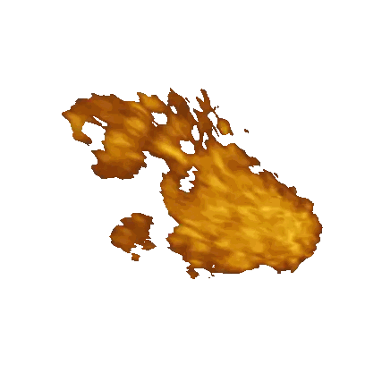 Paper Flame Sticker